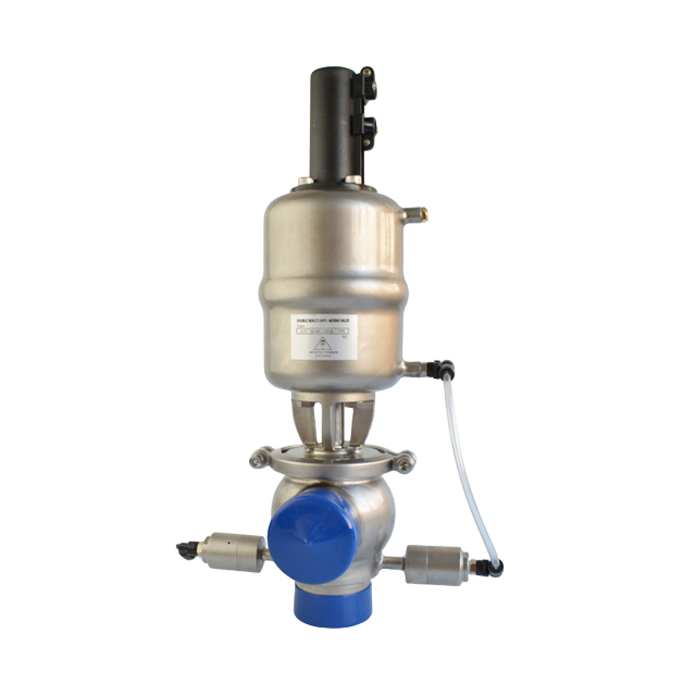 Stainless Steel Hygienic Double Seat Mixproof Valve for Beverage Processing
