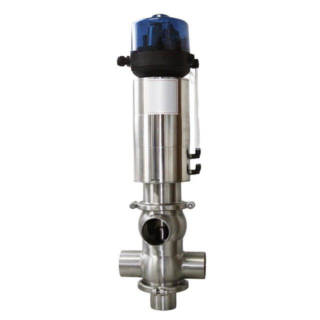 Stainless Steel Food Grade Regulating Welded Aseptic Anti Mix Proof Valve 