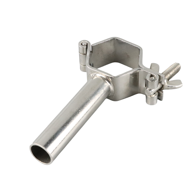 SS316L Square Type Anti-Vibration Pipe Clips Pipe Bracket