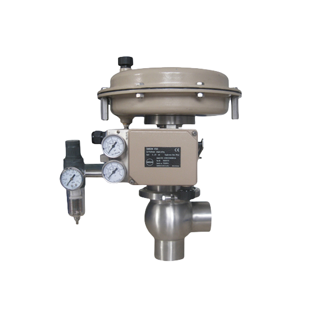 Stainless Steel Sanitary Pneumatic Regulating Valve for Food Processing 
