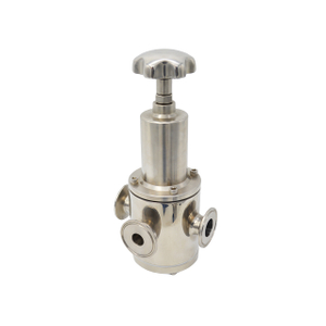 Stainless Steel Tri-Clamp In-Line Pressure Reducing Valve 