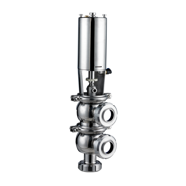 Stainless Steel Hygienic Outside Cleaning Flow Diversion Valve