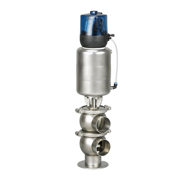 Stainless Steel Sanitary Pneumatic High Accuracy Flow Diversion Valve
