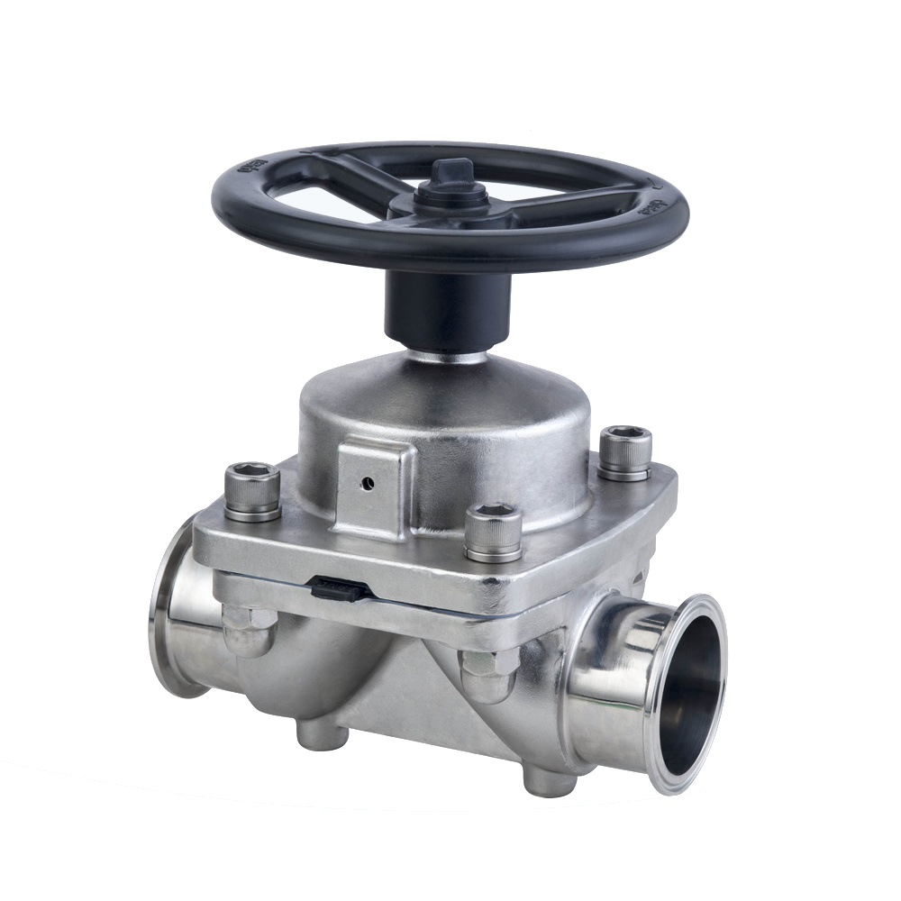 SS316L Stainless Steel Clamp Pneumatic Sanitary Diaphragm Valve
