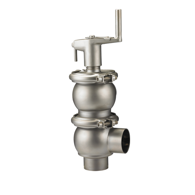 Stainless Steel Customizable Manual Aseptic Flow Diversion Valve