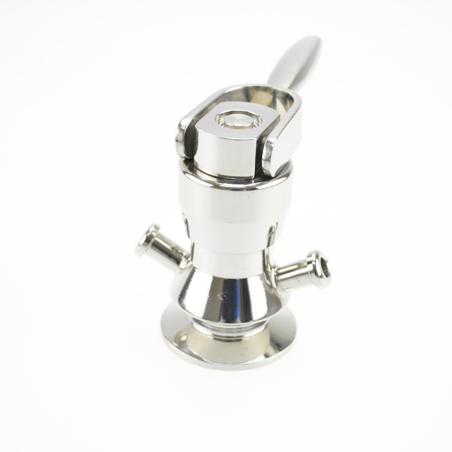 SS316L Sanitary 2-Way Output Welding Liquid Sampling Valve for Wine