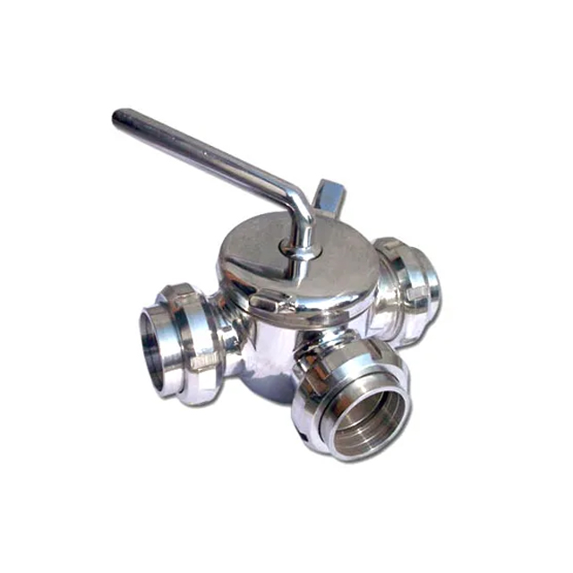 Stainless Steel Sanitary Ultra Clean High-Temperature Union Plug Valve