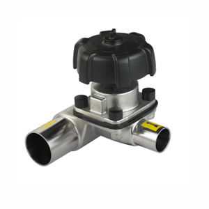 Stainless Steel In-line Pilot Operated Straight Diaphragm Valve