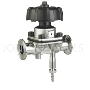 SS316L Ultra Pure Tri-clamp Manual Tank Outlet Diaphragm Valve