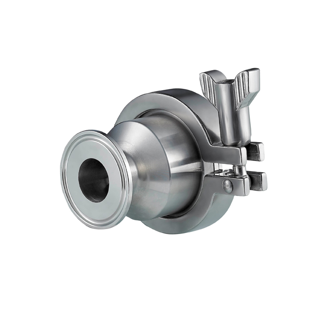 Stainless Steel Sanitary Precision Casting Piston Spring Loaded Check Valve 
