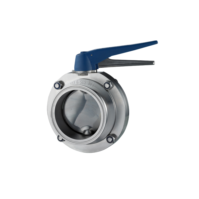 Stainless Steel Pull Trigger Tri-clamp Butterfly Valve with Threaded