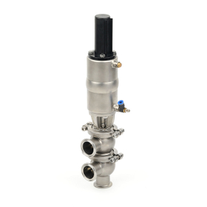 Stainless Steel Aseptic Air Actuated Adjustable Flow Diversion Valve